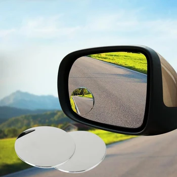2 Бр. 360 Градуса HD мъртвата зона на Огледалото за Задно виждане За Кола Без Ультратонкое Широкоугольное Кръгла Куполна Огледало за Обратно виждане Автомобилни Аксесоари