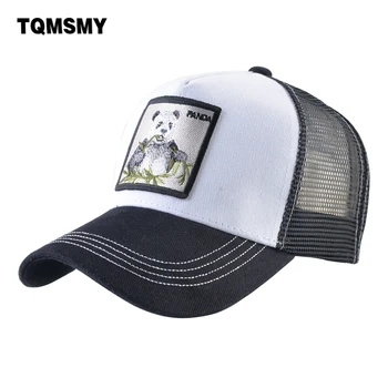TQMSMY шофьора шапки с пандой кръпка дишаща мрежа бейзболна шапка на Мъже, Жени възстановяване на предишното положение хип-хоп Дрейк шапка унисекс открито шапка TMDHXM